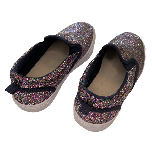 ***RELISTED*** GAPKids Multi Colored Glitter Slip-On Shoes Girls Size 3 - Picture 6 of 12